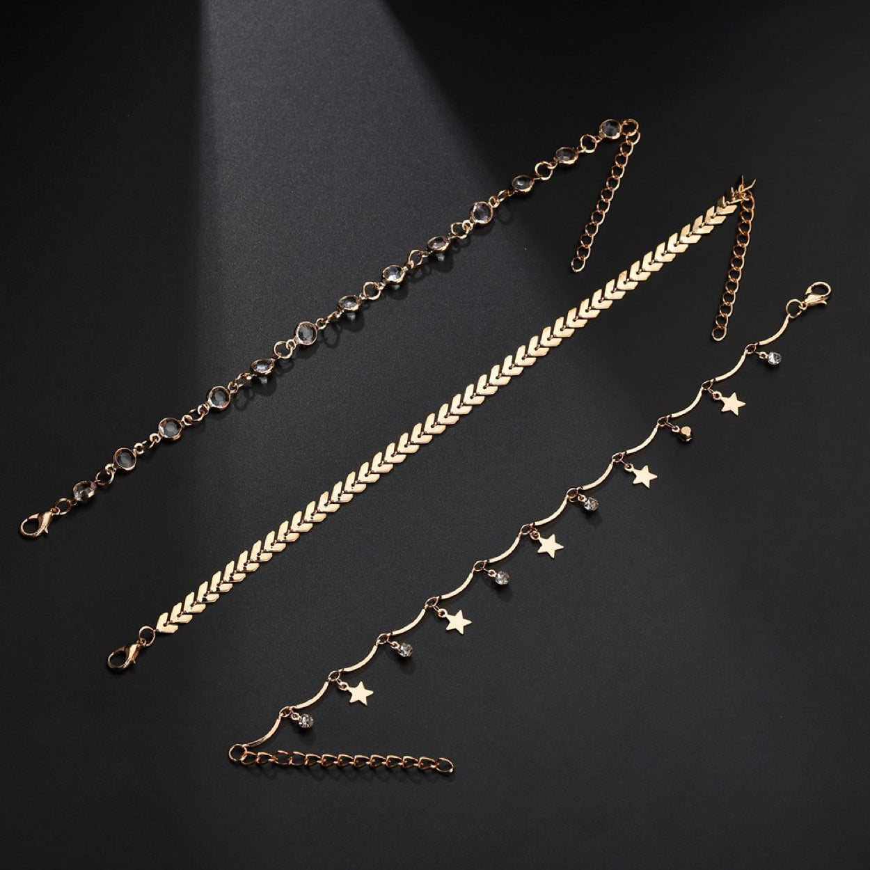 Conjunto de tobilleras GOLD