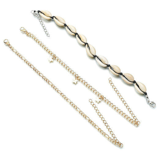 Conjunto de tobilleras GOLD