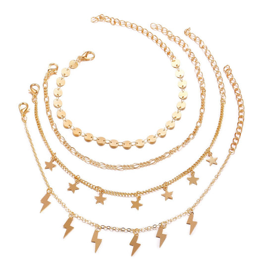 Conjunto de tobilleras GOLD