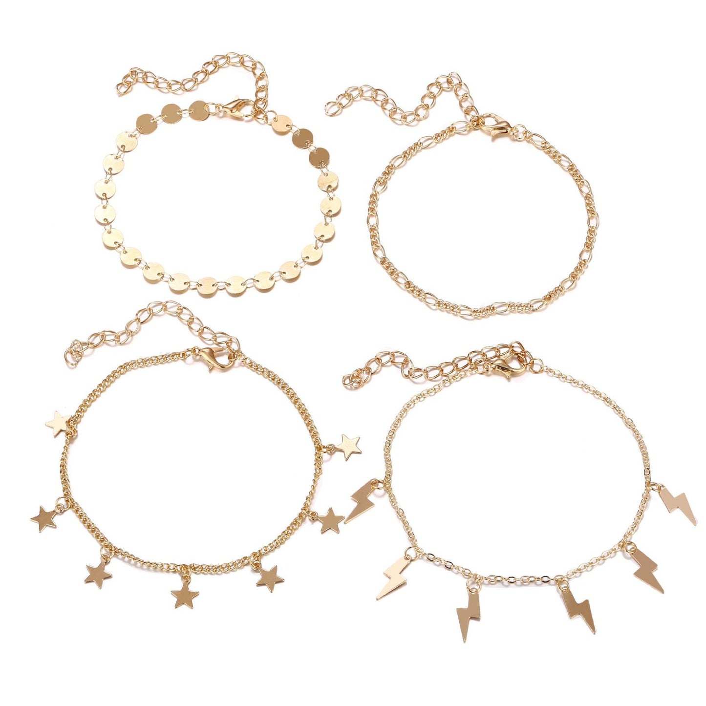 Conjunto de tobilleras GOLD