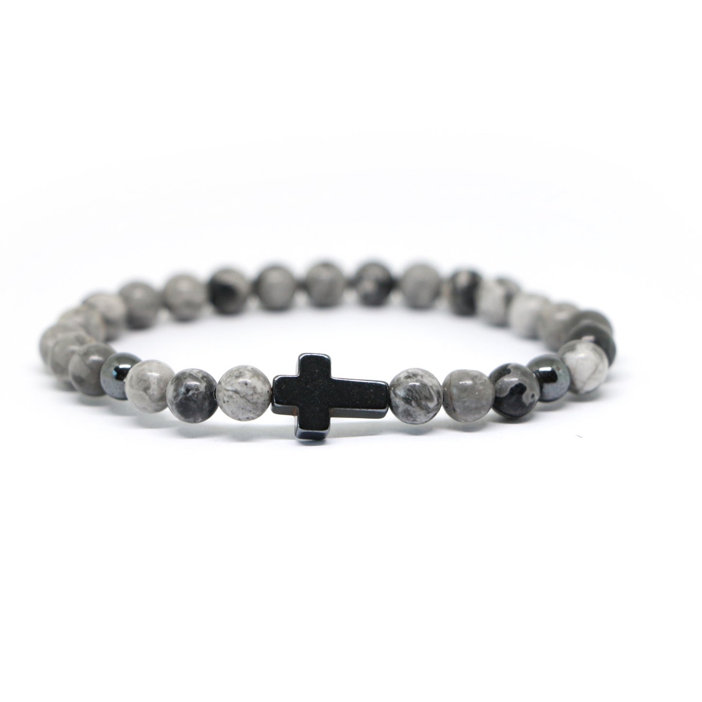 Pulsera Cruz GRAY