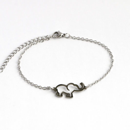 Pulsera con dije Elephant SILVER