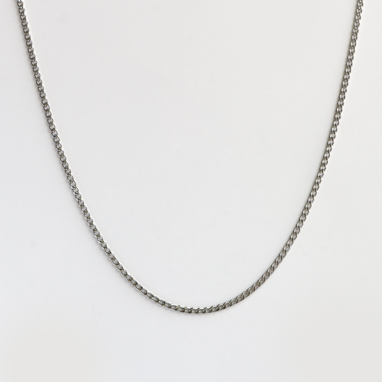 Cadena Cubana 3mm SILVER