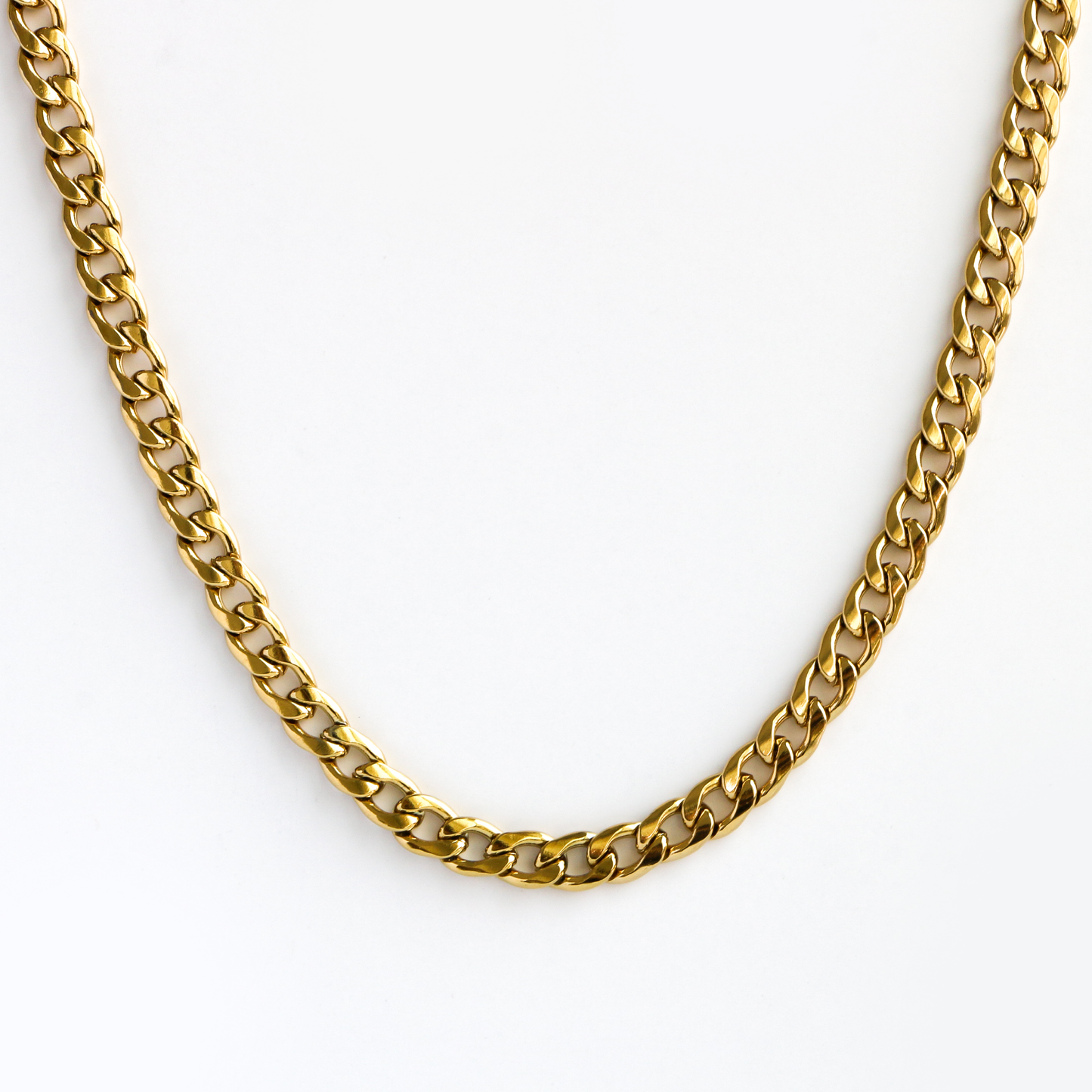 Cadena Cubana 7mm GOLD