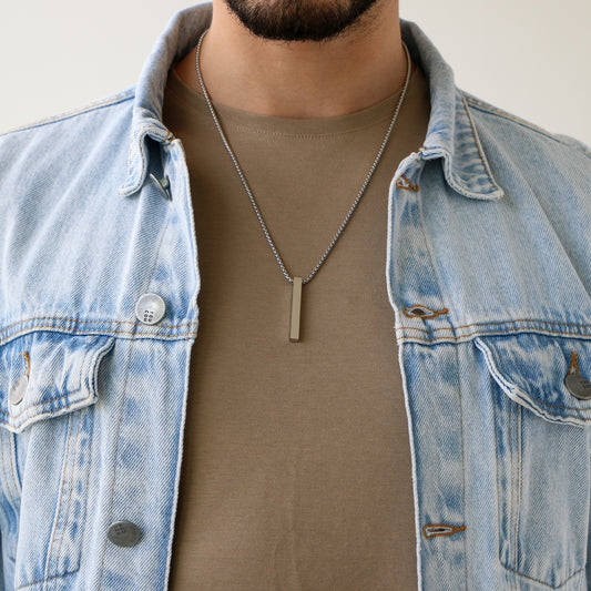 Cadena Box con Barra 3D SILVER