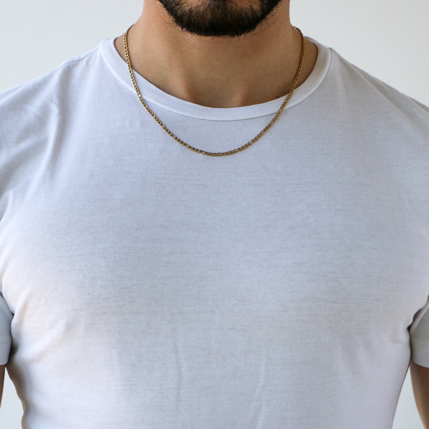 Cadena Fígaro 3mm ORO 18K