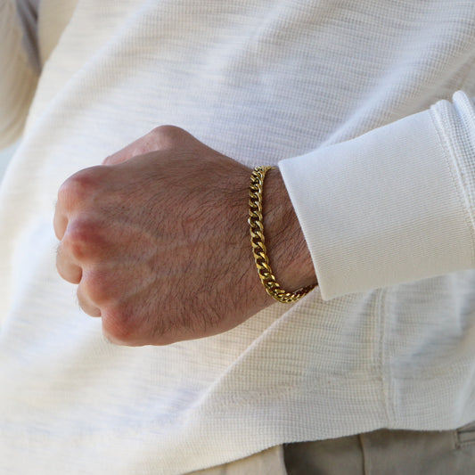 Pulsera Cubana 7mm GOLD