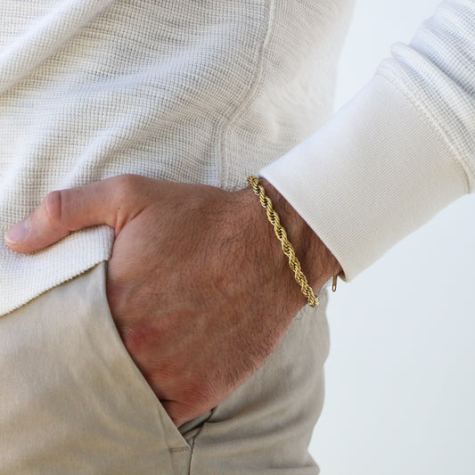 Pulsera Rope 4mm GOLD