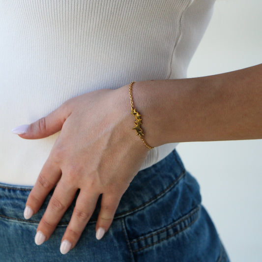 Pulsera con dije Stars GOLD
