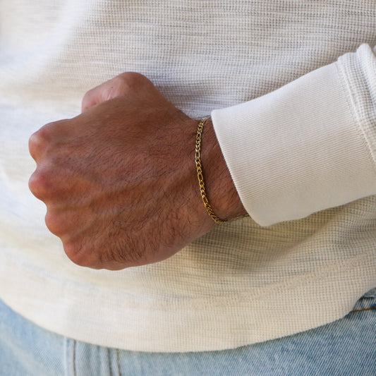 Pulsera Fígaro 2,5mm ORO 18K