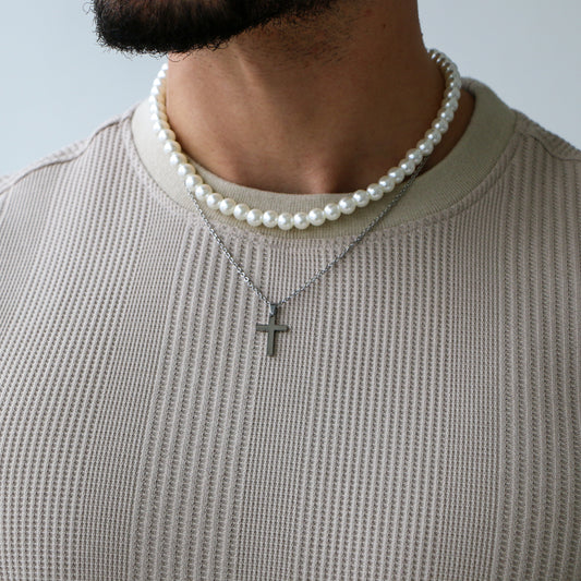 Combo Perlas 8 mm Cruz