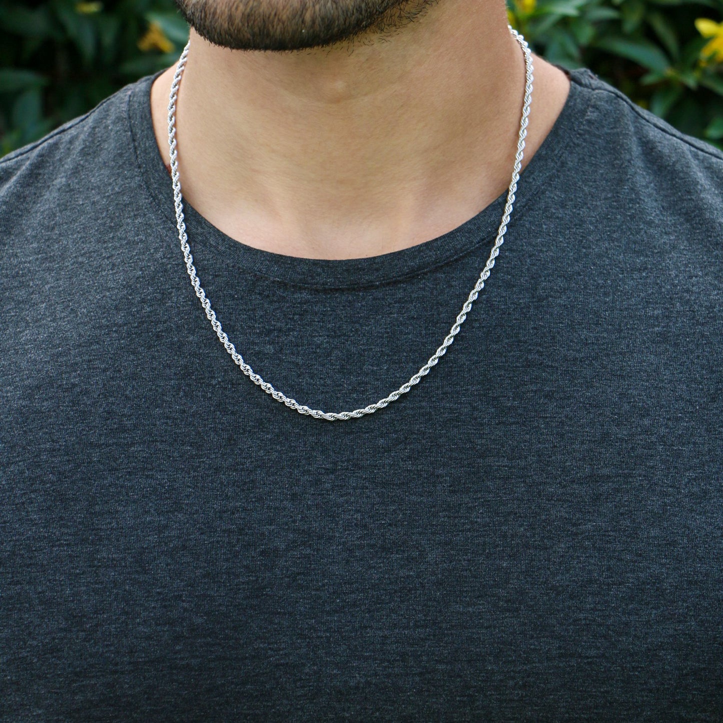 Cadena Rope 3mm SILVER