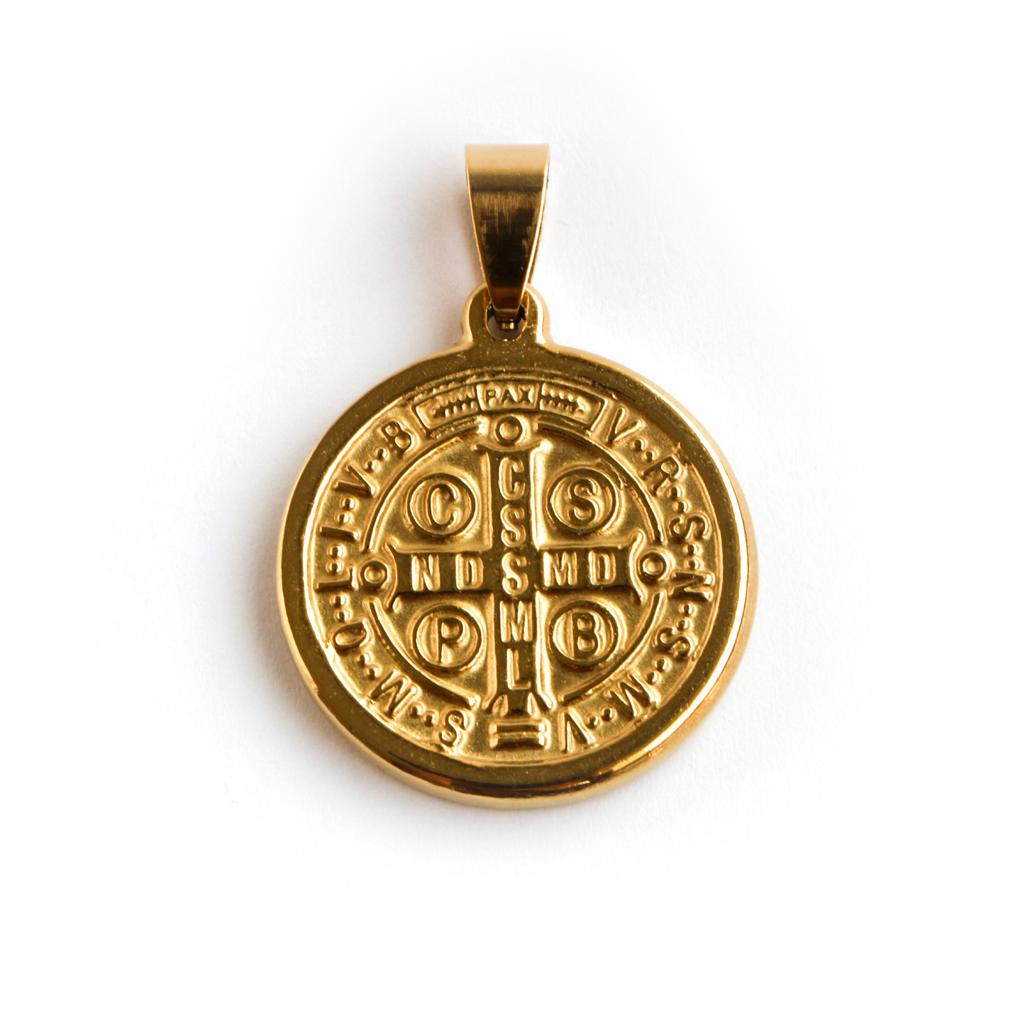 Cadena Rope con Medalla de San Benito GOLD