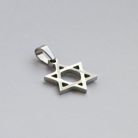 Cadena Box con Estrella De David SILVER