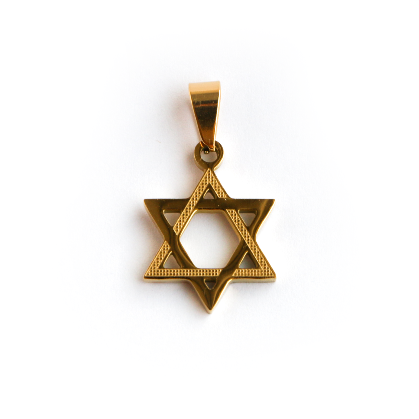 Cadena Rope con Estrella De David GOLD