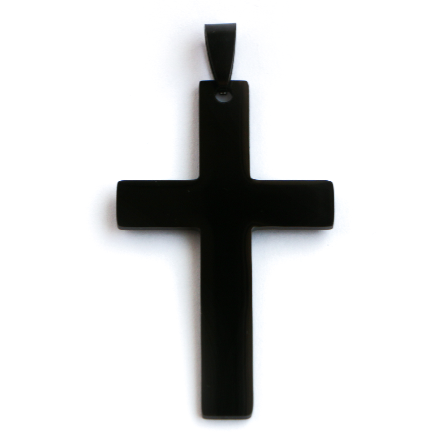 Cadena Rope con Cruz (Grande) BLACK