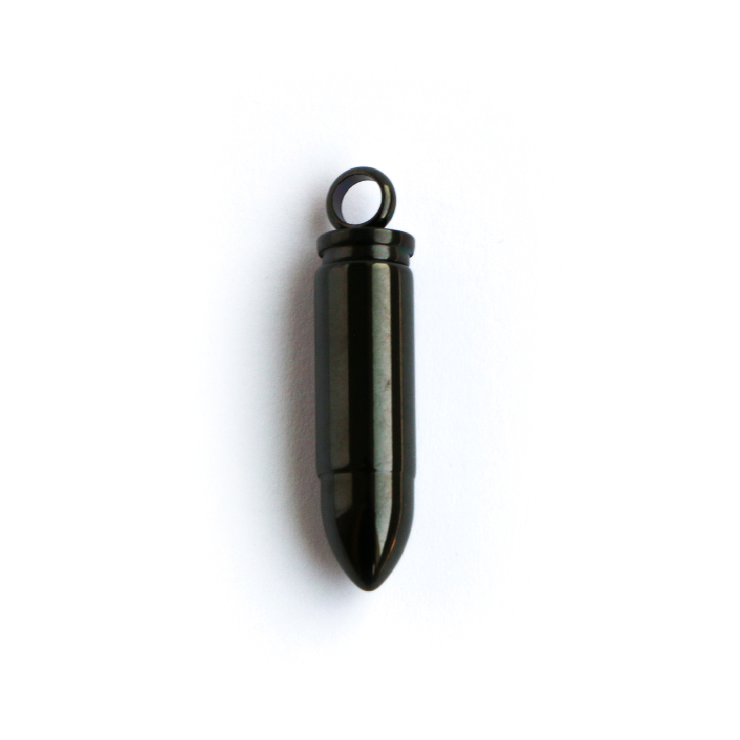Cadena Box con Dije Bullet Con Apertura BLACK