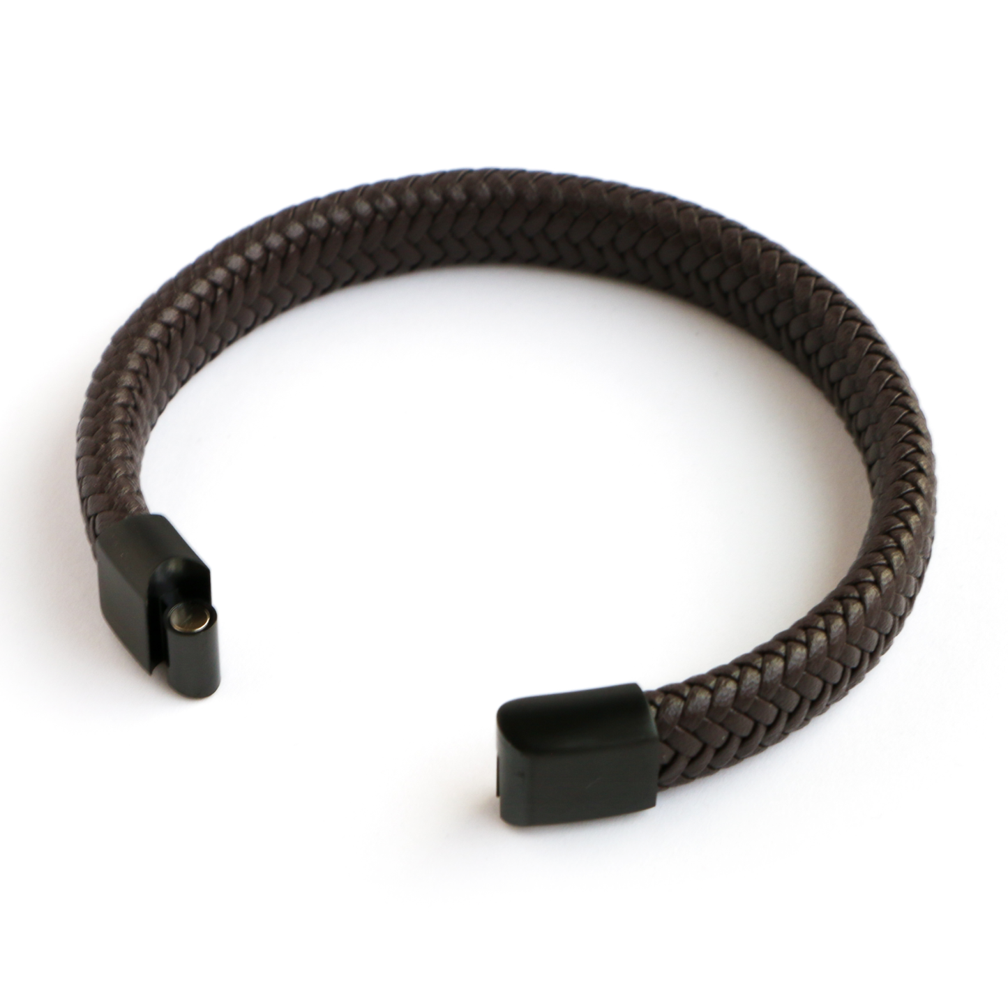 Pulsera de Cuero Clásica BLACK - Cuero Marrón