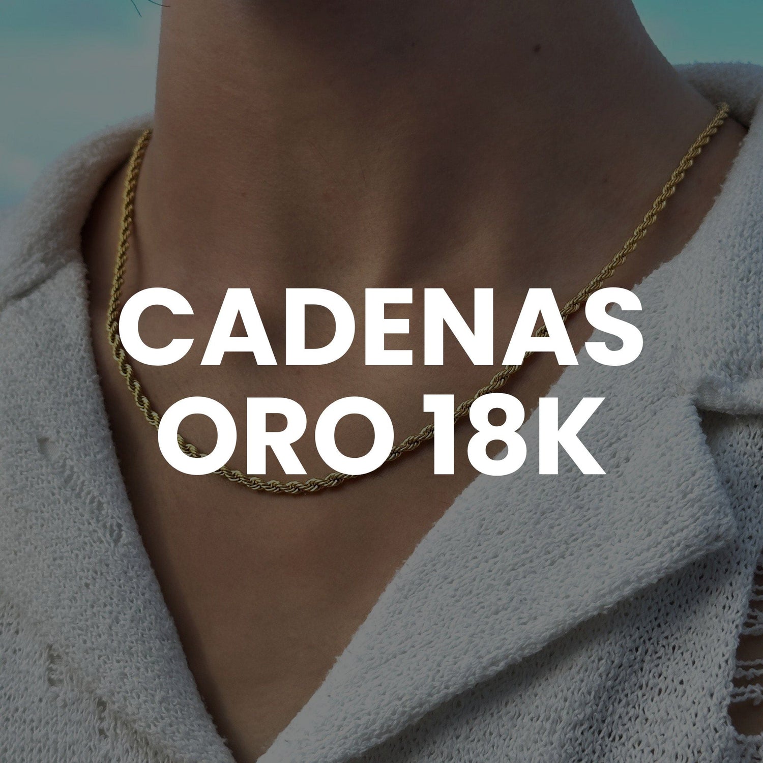 Cadenas bañadas en oro 18K