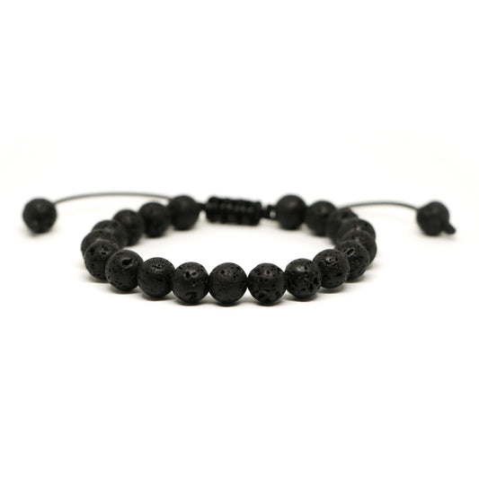 Pulsera Minimalista Piedras Volcánicas