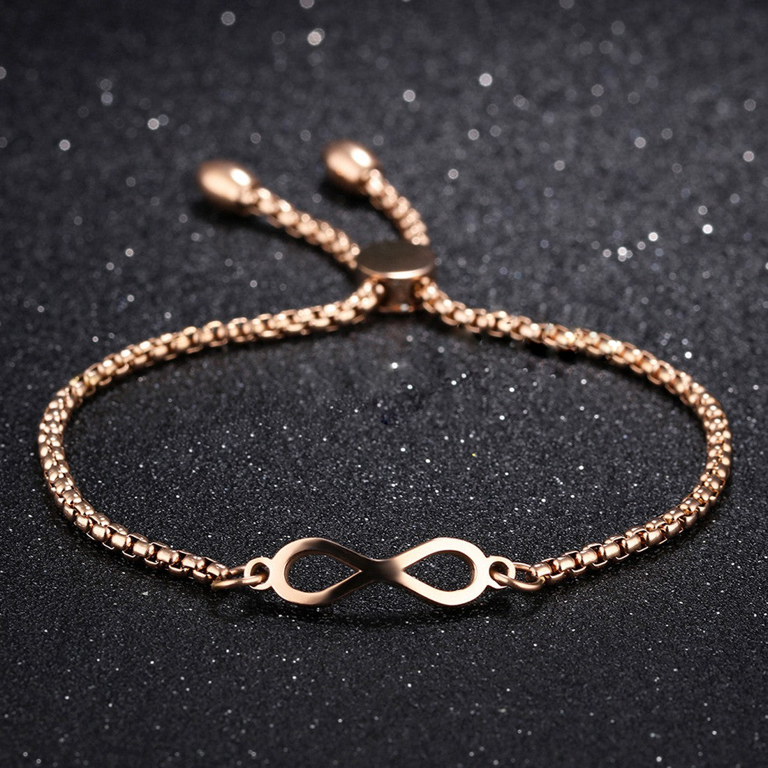 Pulsera Infinity Rose Gold