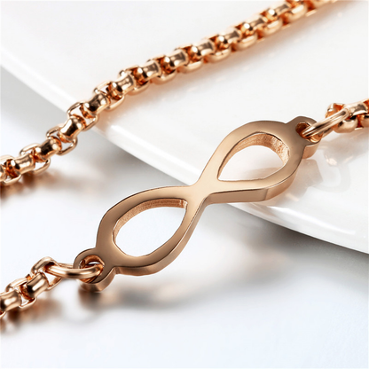 Pulsera Infinity Rose Gold