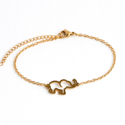 Pulsera con dije Elephant GOLD
