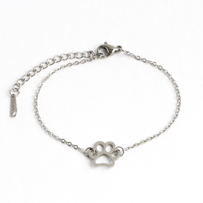 Pulsera con dije Paw SILVER