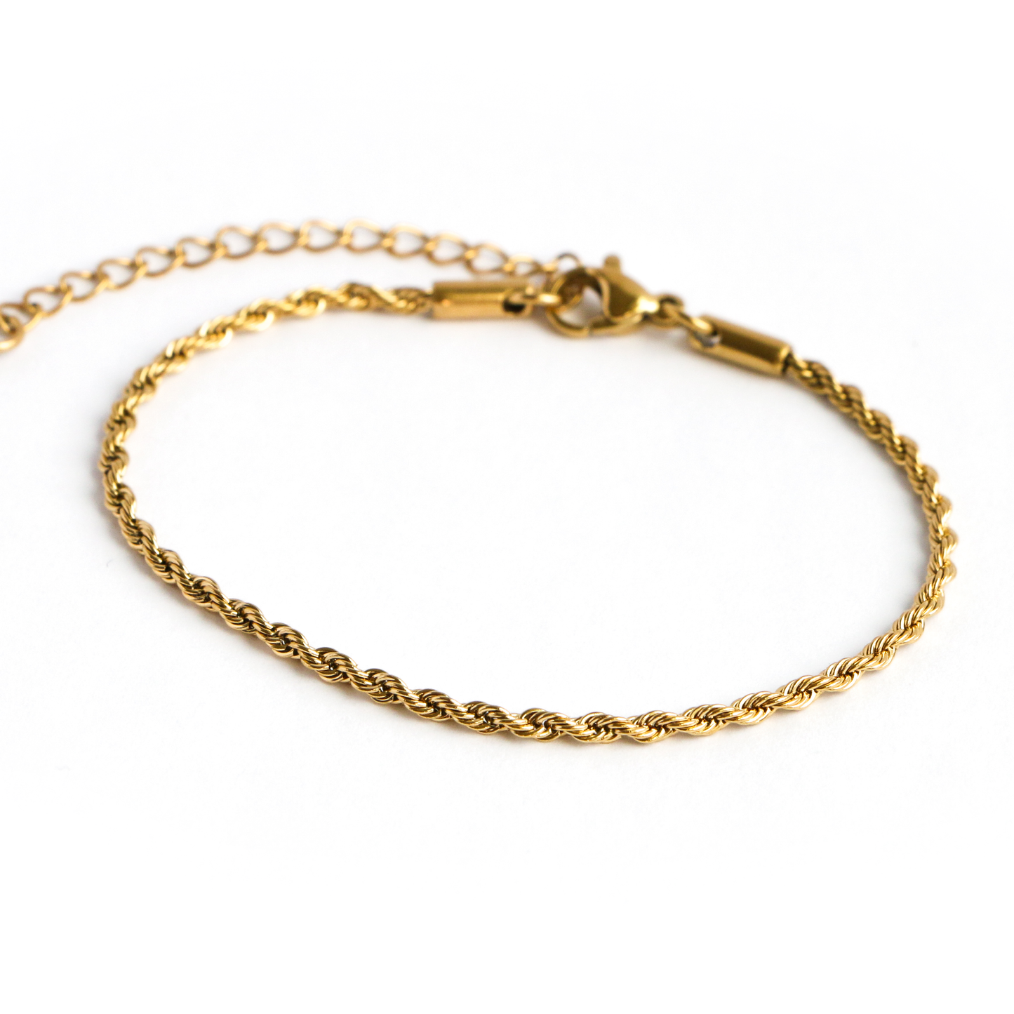 Pulsera Rope 2 mm (Bañada en Oro 18K)