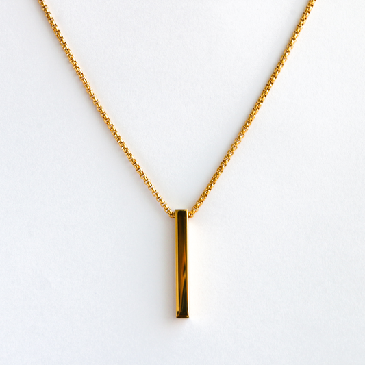 Cadena con Barra 3D GOLD