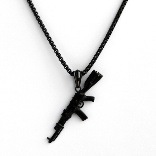 Cadena con Dije AK47 Black