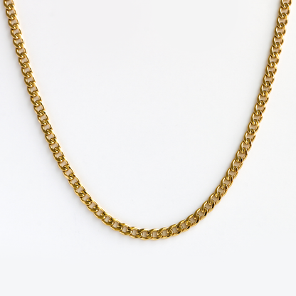 Cadena Cubana 5mm GOLD