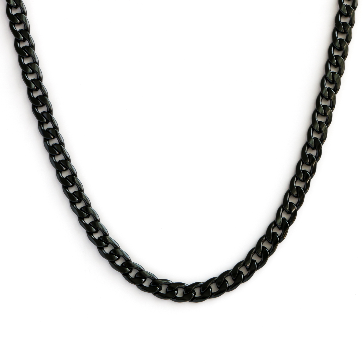 Cadena Cubana 7mm BLACK