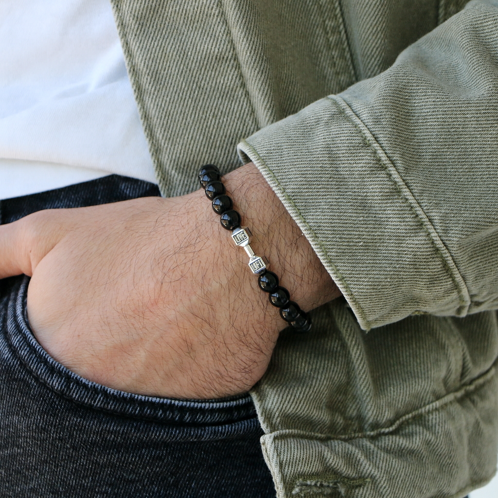 Pulsera Mancuerna Fit-Life ONYX Ajustable