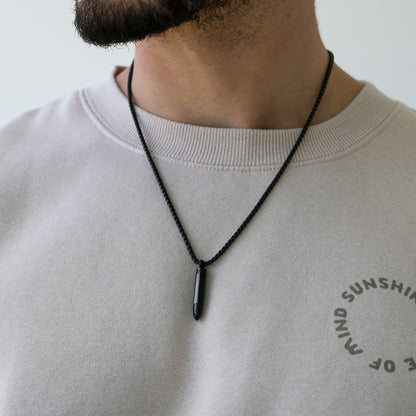 Cadena Box con Dije Bullet BLACK