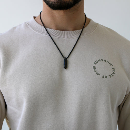 Cadena Rope con Dije Bullet Con Apertura BLACK