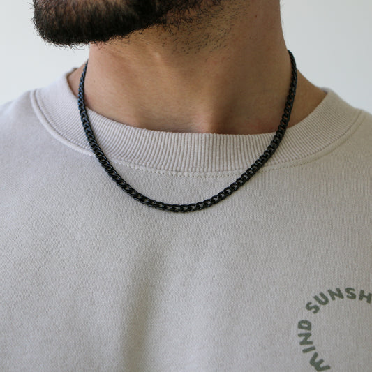 Cadena Cubana 5mm BLACK