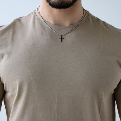 Cadenilla Box con Cruz SILVER