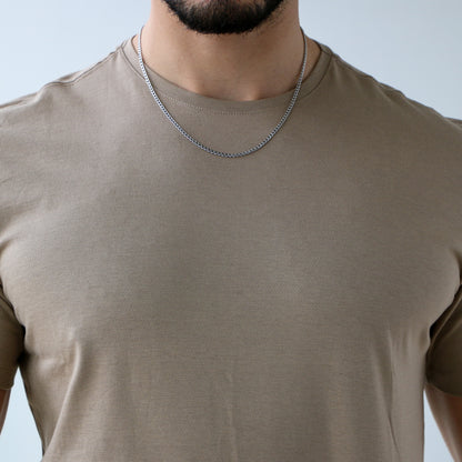 Cadena Cubana 3mm SILVER