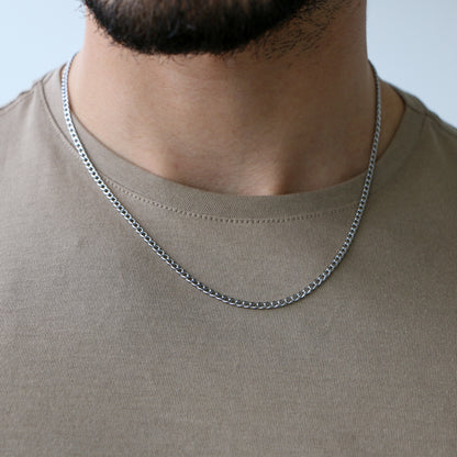 Cadena Cubana 3mm SILVER