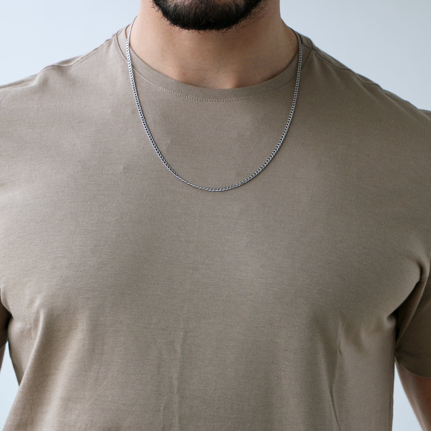 Cadena Cubana 3mm SILVER