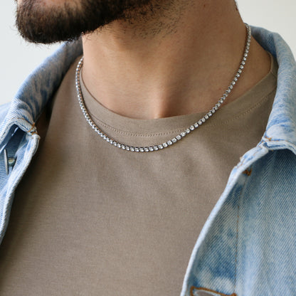 Cadena Tennis 3mm SILVER