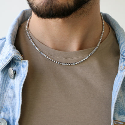 Cadena Tennis 3mm SILVER