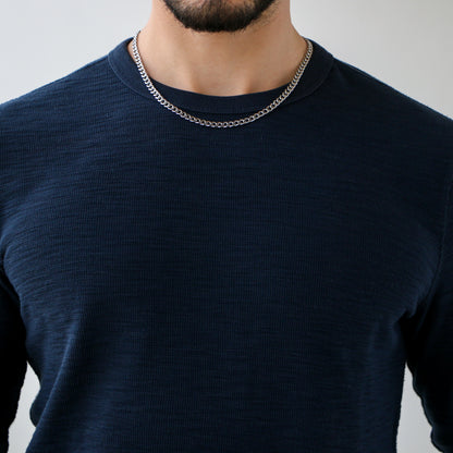 Cadena Cubana 5mm SILVER