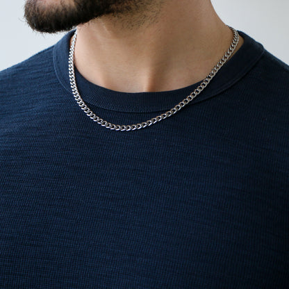 Cadena Cubana 5mm SILVER