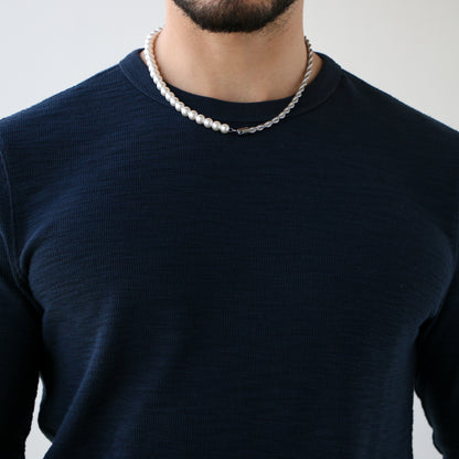 Collar Rope Perlas SILVER