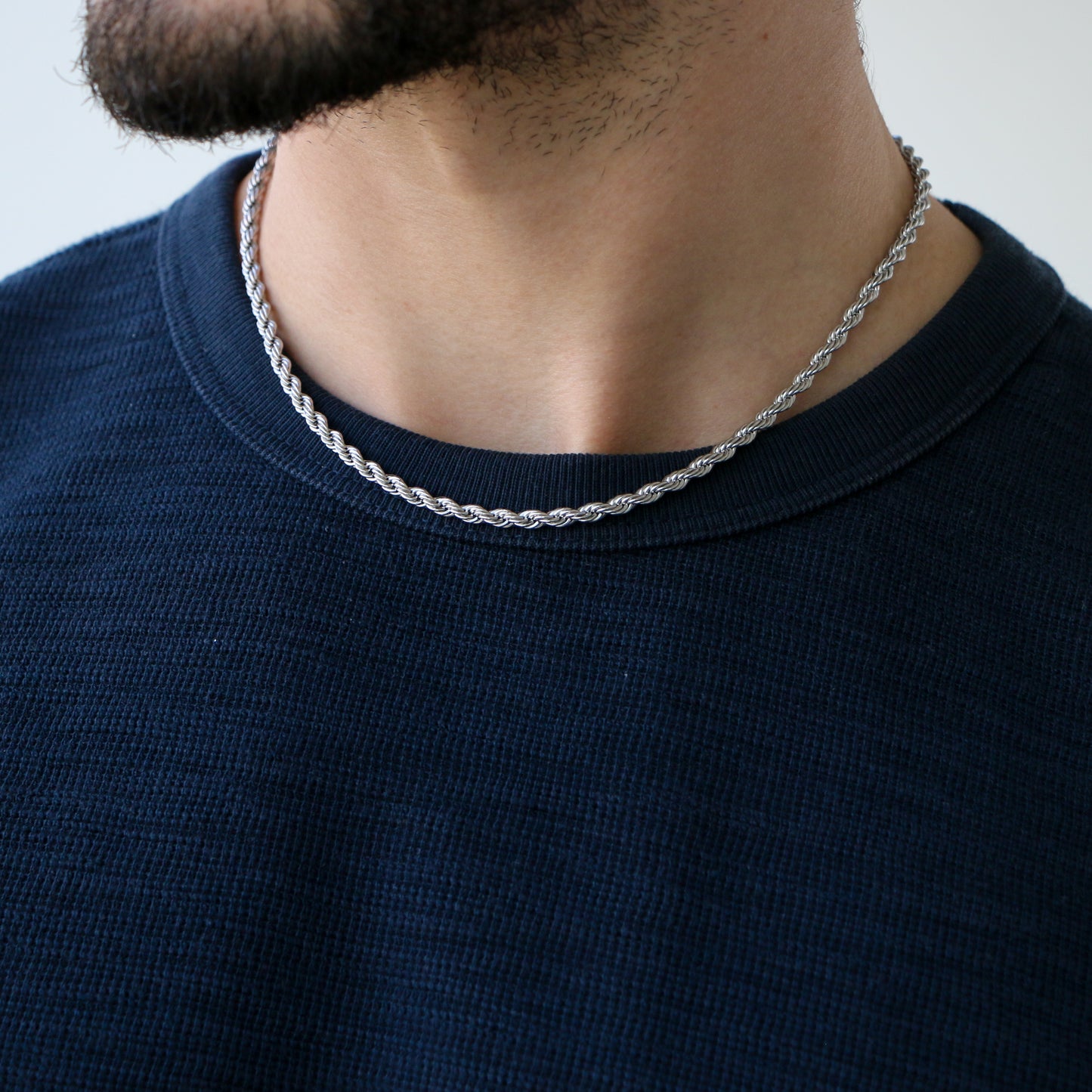 Cadena Rope 4mm SILVER