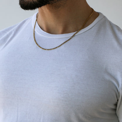 Cadena Fígaro 3mm ORO 18K