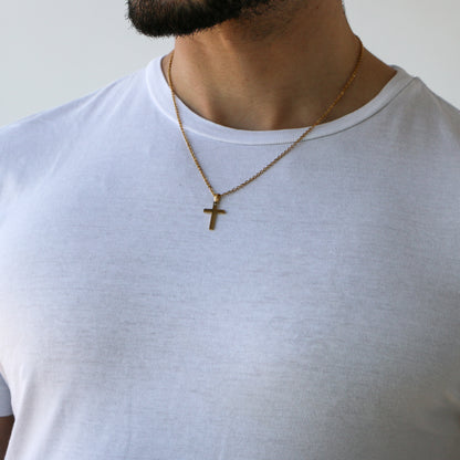 Cadenilla con Cruz GOLD