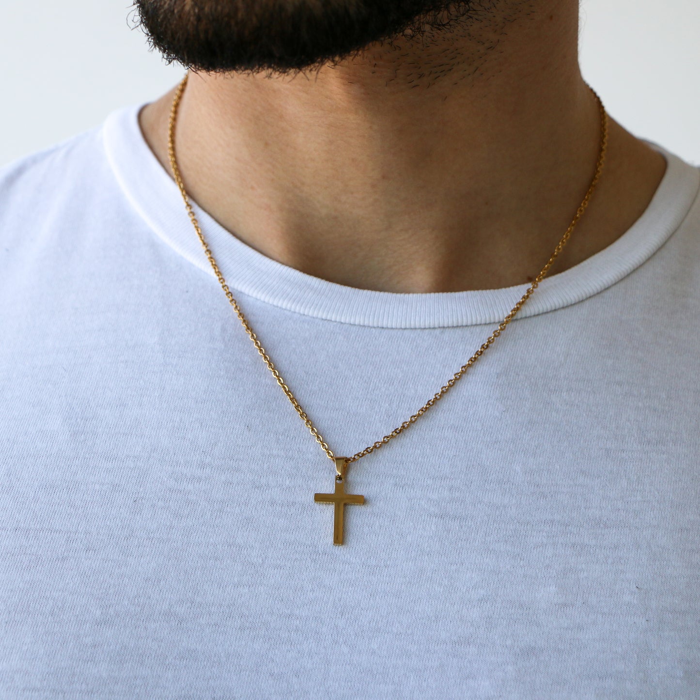 Cadenilla con Cruz GOLD